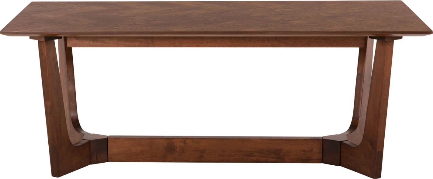 Tavolinë kafeje RIMER, MDF, ngjyrë arre, 120x60x45H cm