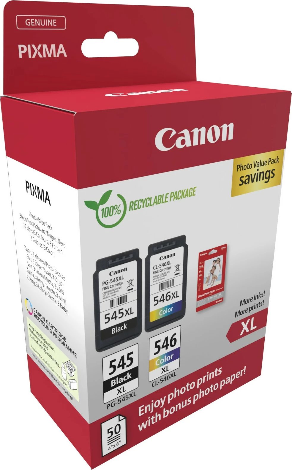 Ngjyrë për printer Canon 8286B011, 2 copë