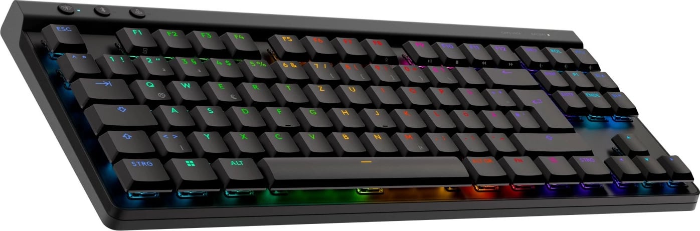 Tastierë Logitech G 920-012544, Wired & Wireless, RGB LED, QWERTZ, E zezë
