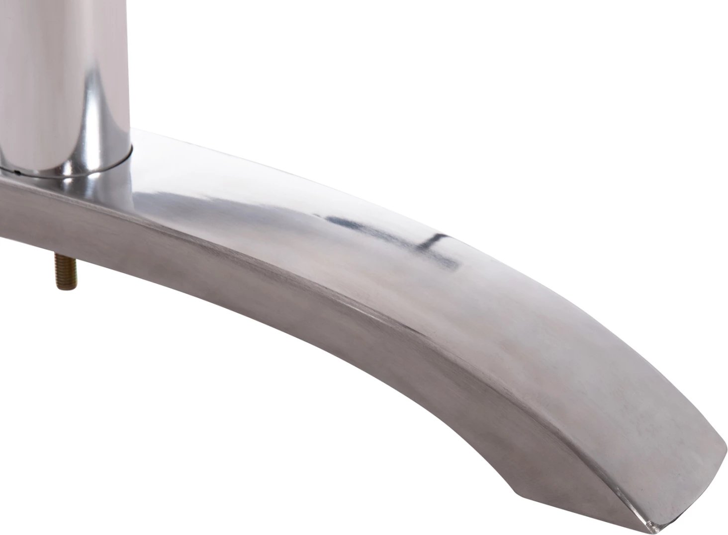 Baza dyshe për tavolinë, metal krom, me rregullues lartësie, 100x60x73cm