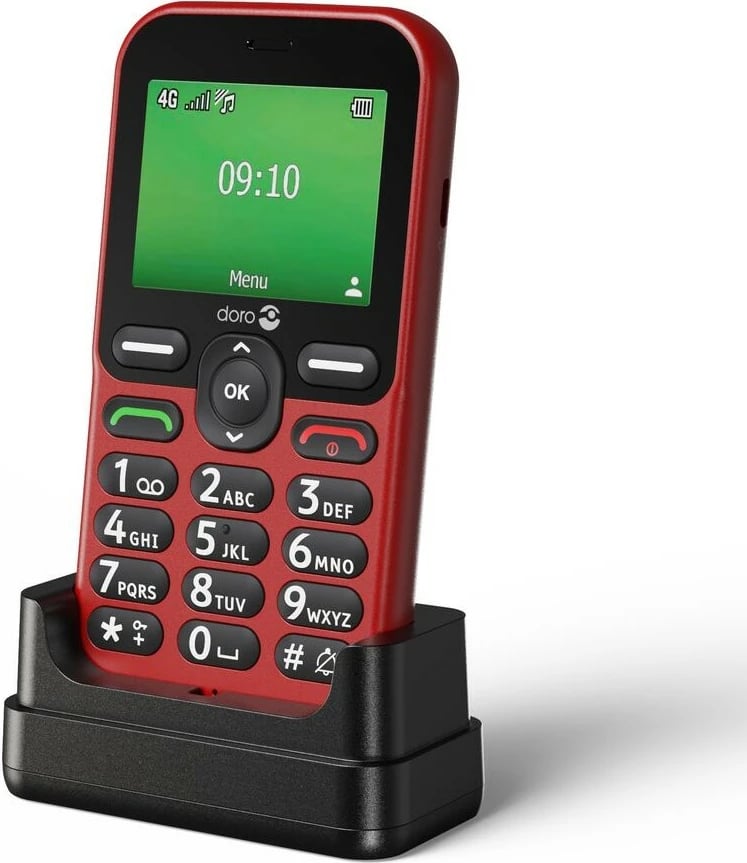 Celular Doro Leva E10 LTE, i kuq