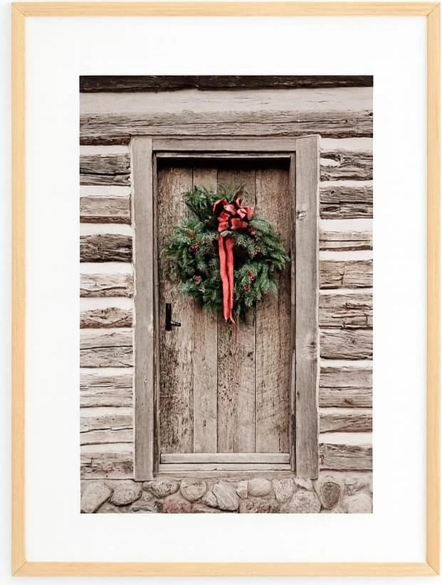 Pikturë dekorative me kornizë, shumëngjyrëshe, Wallity, Nwyearsngmdl71, 33x48cm