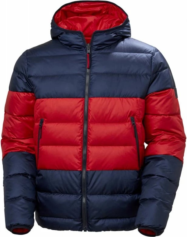 Jakne për meshkuj Helly Hansen, të kuqe dhe blu të errët