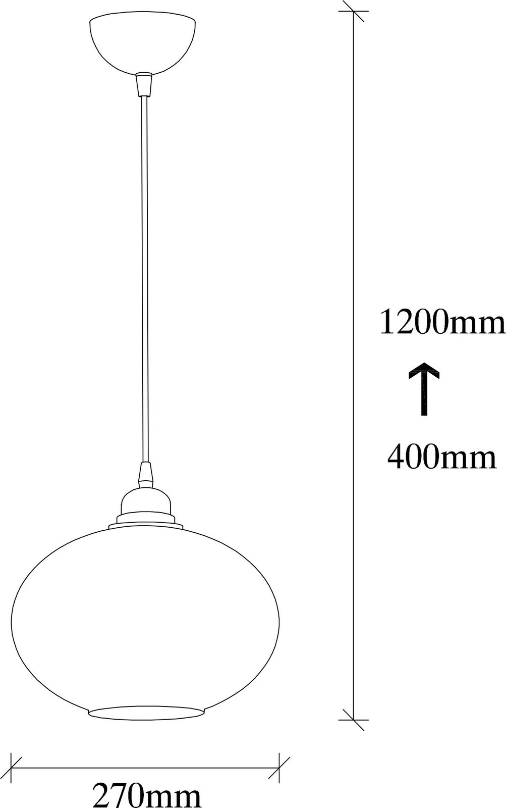 Llambë tavani Opviq, ngjyrë fume, 050 Llambë tavani Opviq, ngjyrë fume, 050