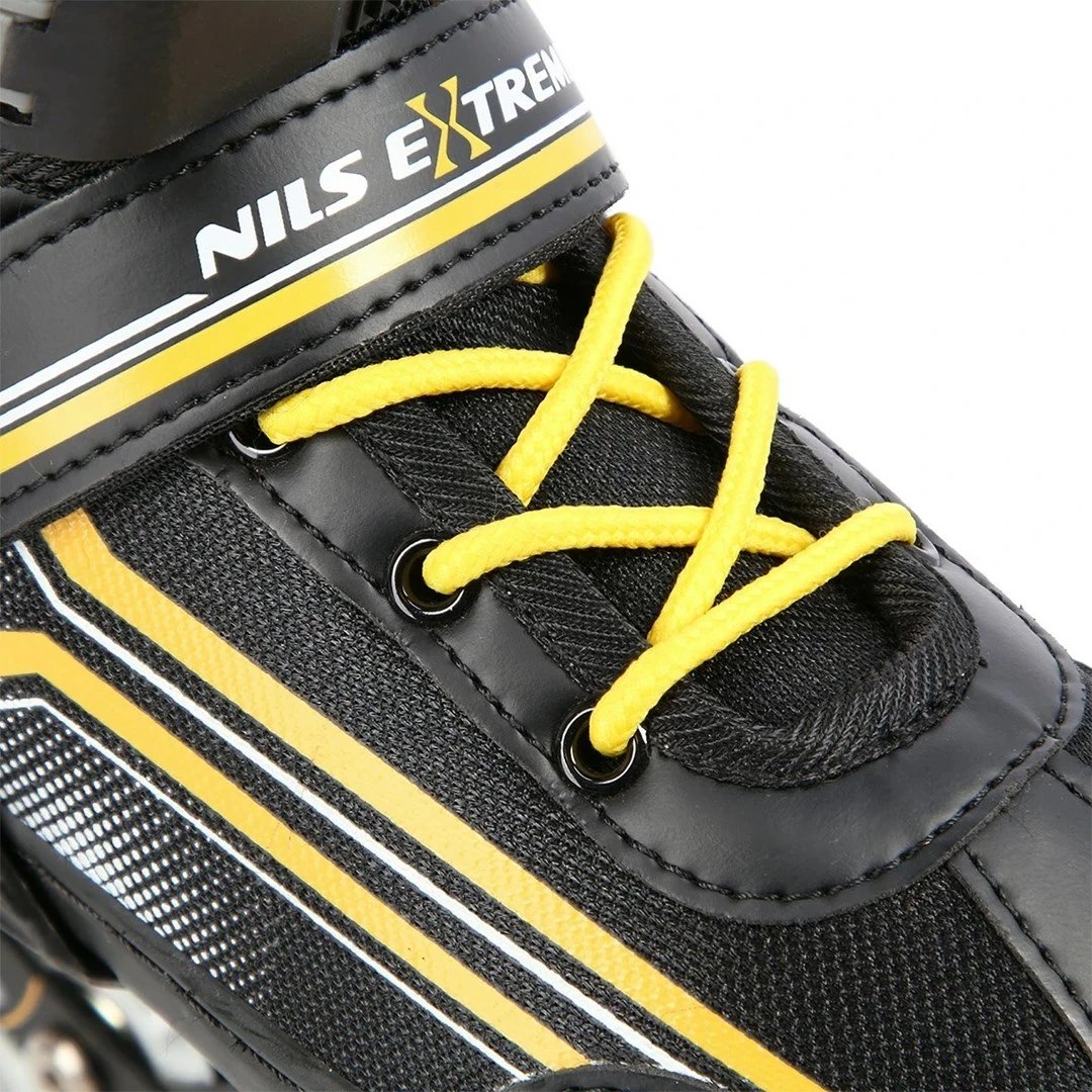 Patina NILS eXtreme NH18190 2in1, për unisex, Nr. 39-43, Ngjyrë Zezë/Portokalli