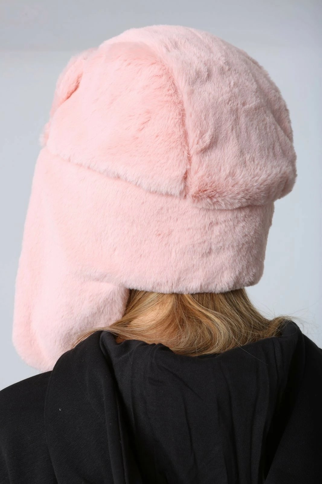 Kapelë dimri për femra, ngjyrë rozë e lehtë, Jumeon, Bere1103