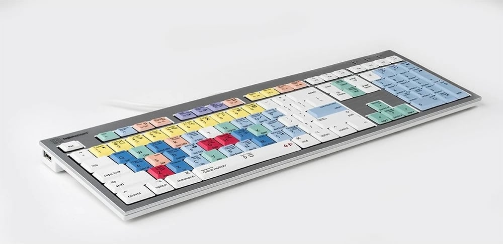 Tastierë LogicKeyboard Steinberg Cubase/Nuendo ALBA FR Mac, me taste të ngjyrosura