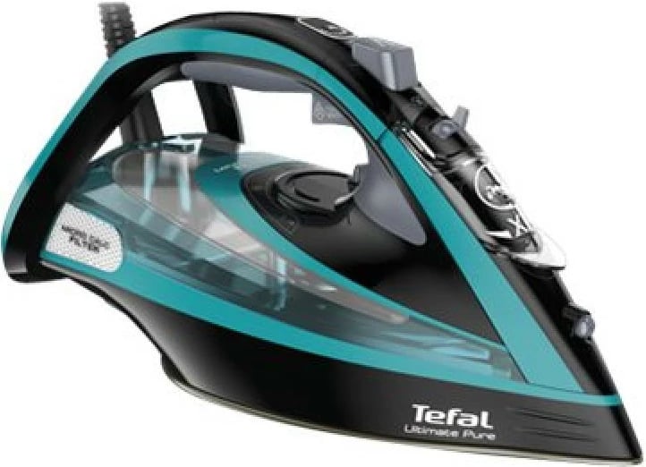 Hekur me avull, Tefal FV9844E0, 3200W, Airglide, i zi/jeshil