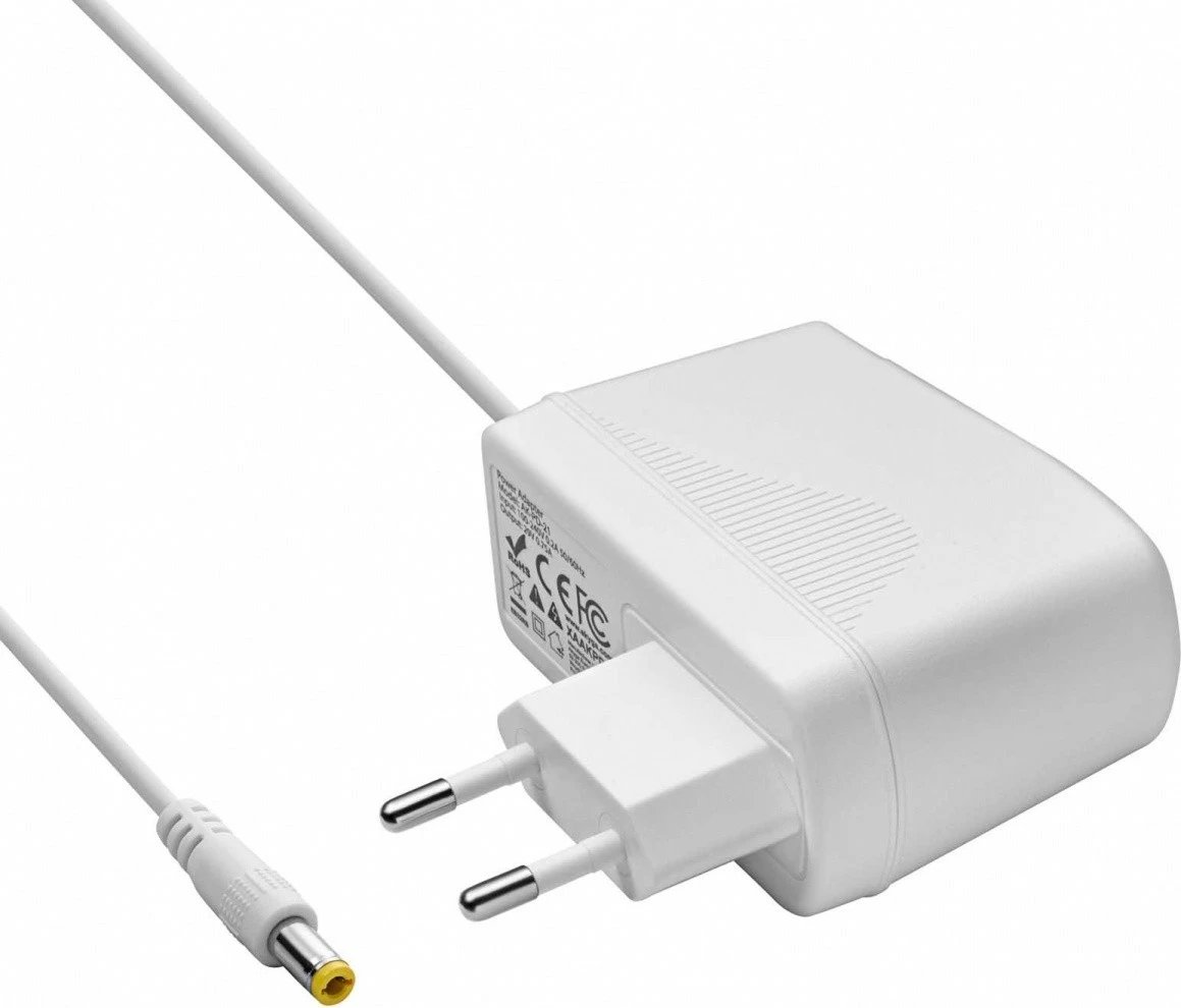 Adaptor rryme AKYGA AK-PD-21 29V/0.75A 21.75W për fshesë me bateri Tefal Air Force, kabllo 1.8m, konektor 5.5x2.5mm, bardhë