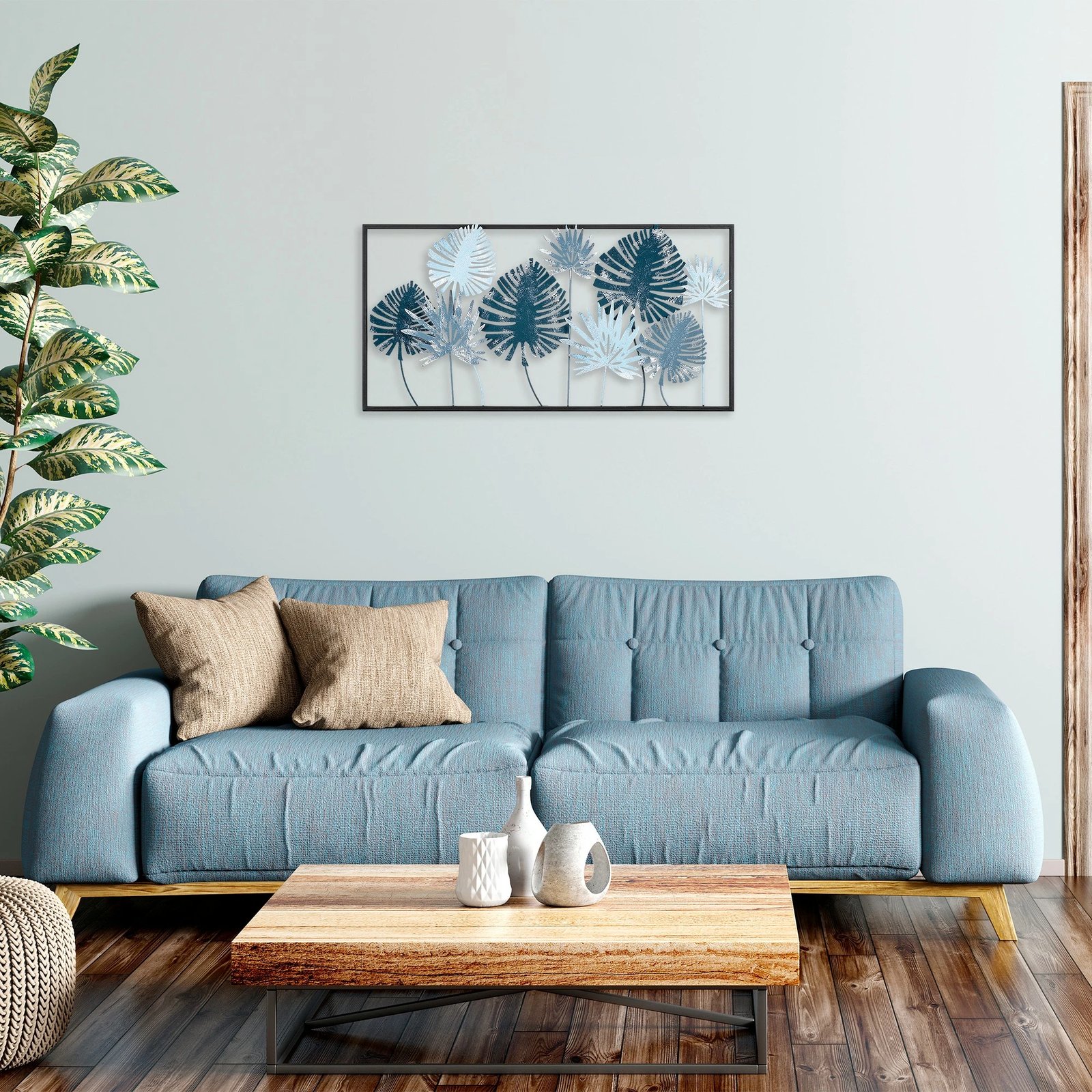 Aksesor dekorativ metalik për mur Wallity, Yıldız