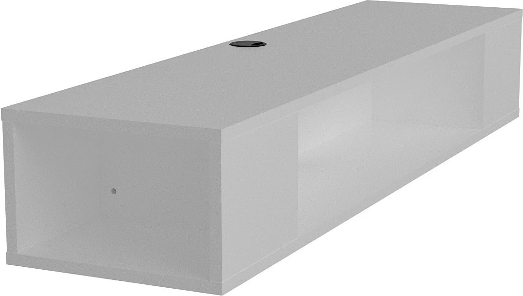 Komodë TV Hanah Home, Peti, e bardhë