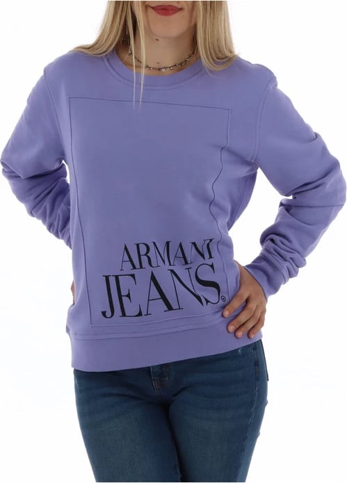 Felpa për femra Armani Jeans, e purpurt