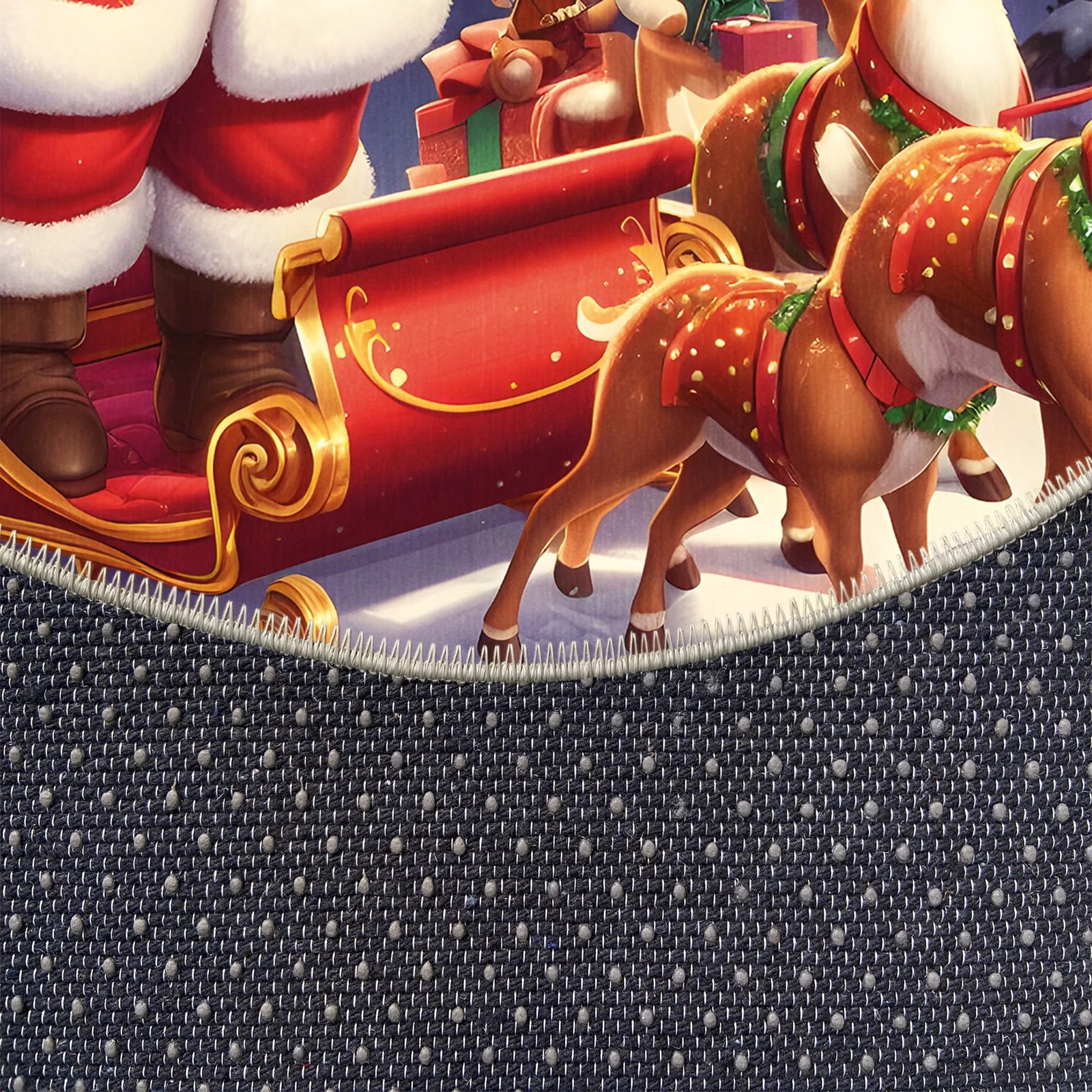 Qilim dekorativ, shumëngjyrësh, 60x60cm, Conceptum Hypnose, Woobtny0507