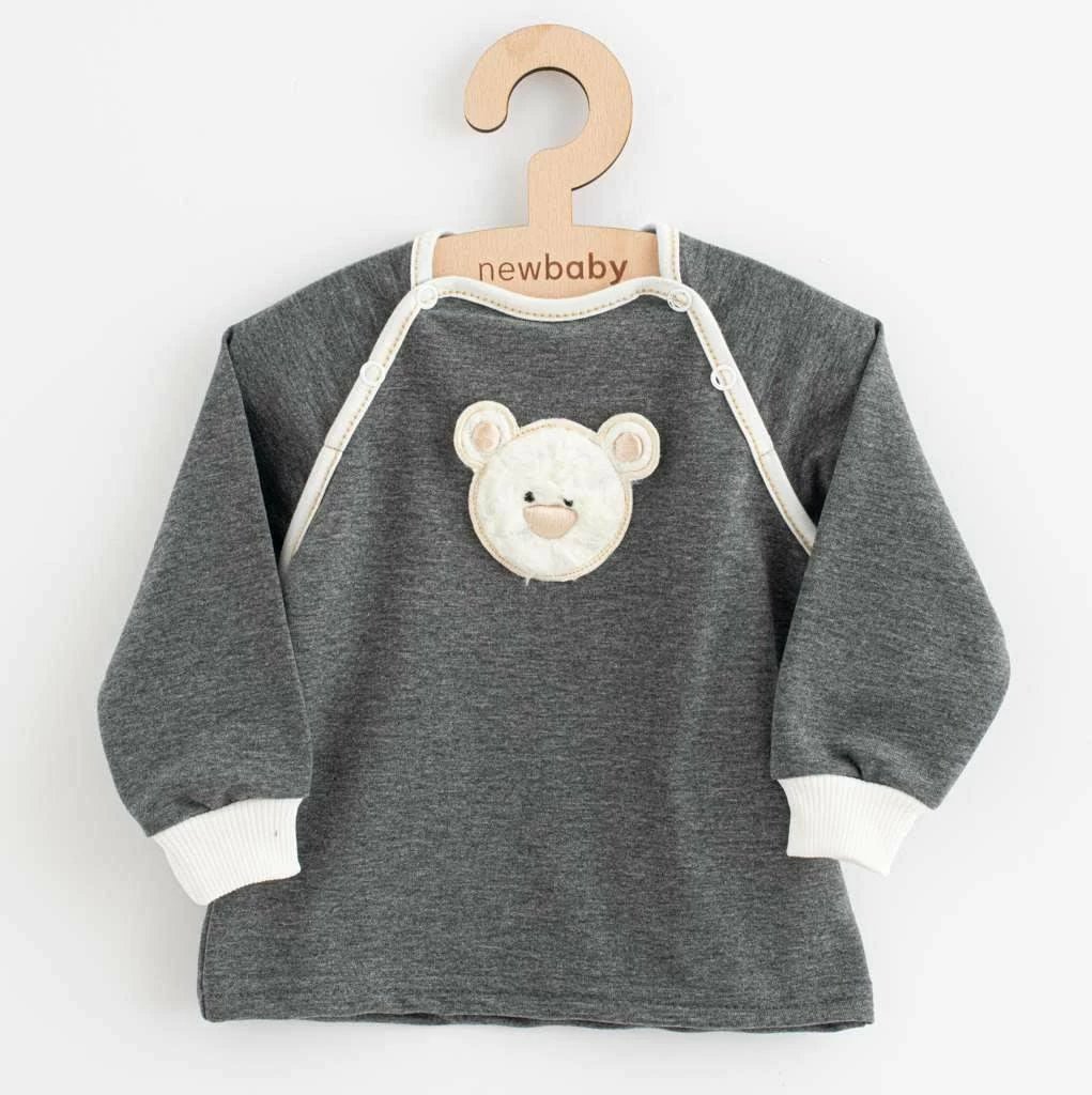 Set dypjesësh trening, NEW BABY, Sebastian, 62 (3-6m), gri