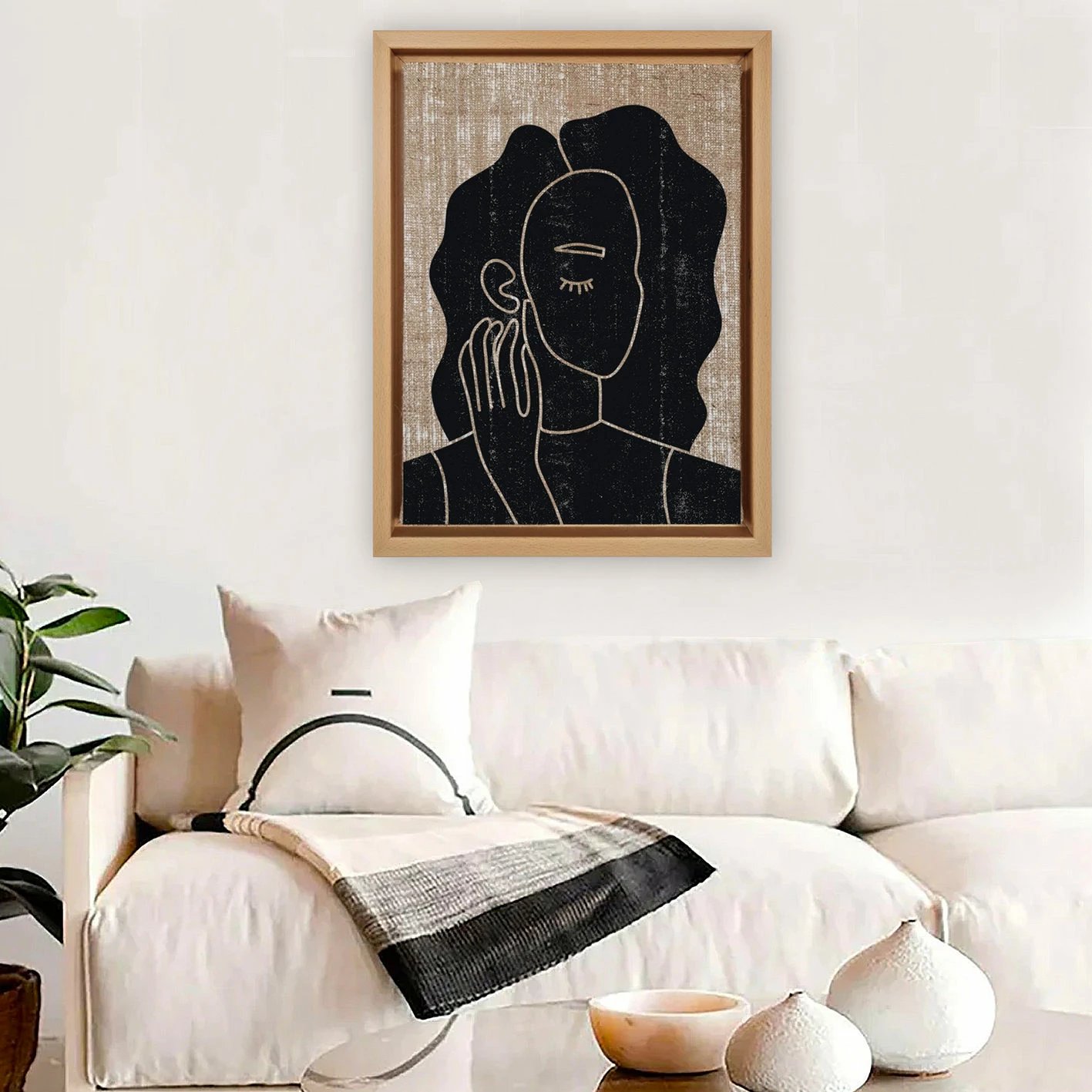 Pikturë dekorative në kanavacë, shumëngjyrëshe, Wallity, LNJ218626873053, 96x136cm