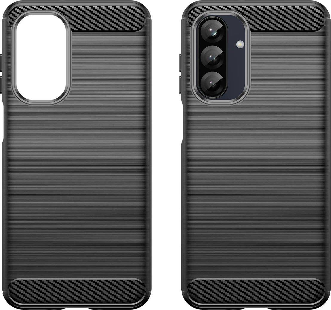 Mbështjellës Hurtel Carbon Case për Samsung Galaxy A26, TPU, Zi