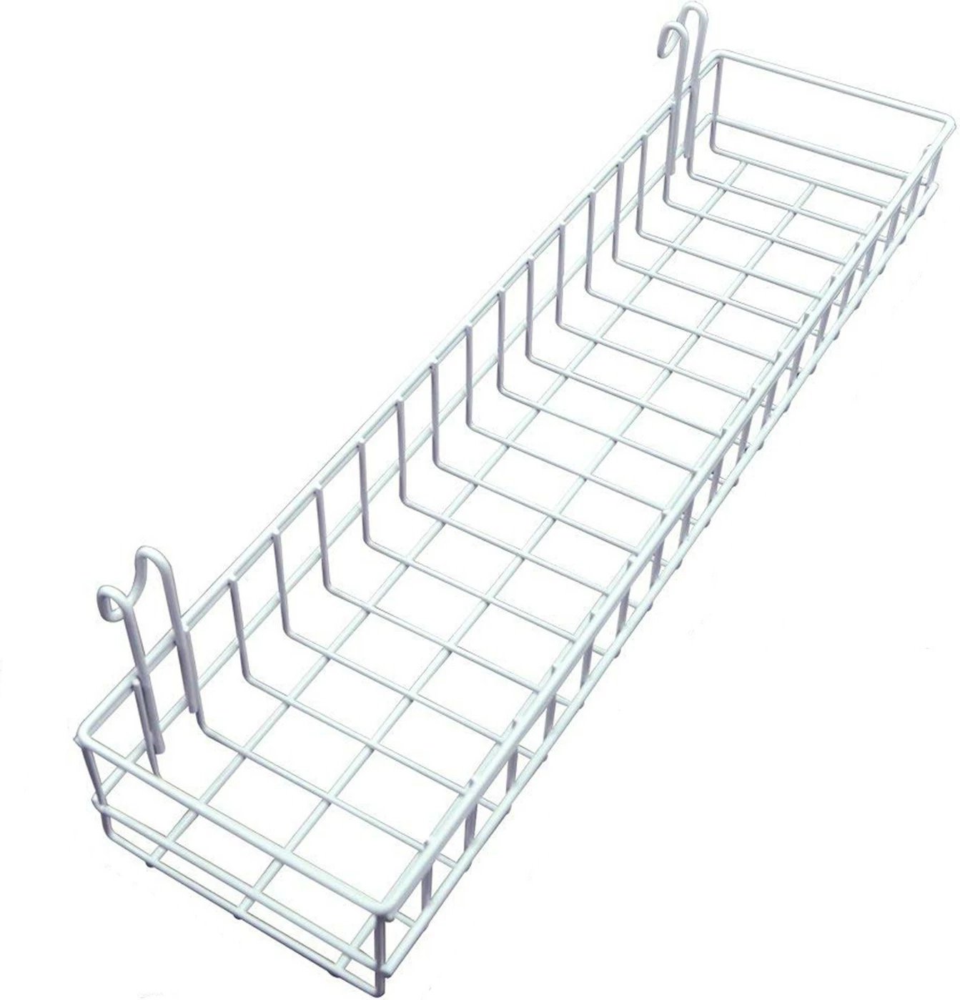 Aksesor dekorativ metalik për mur Wallity, WR012, ngjyrë e bardhë