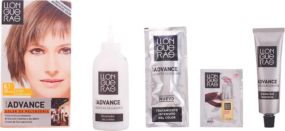 Ngjyrë për flokë LLONGUERAS Color Advance 8.1 Blond i hapur Cender unisex