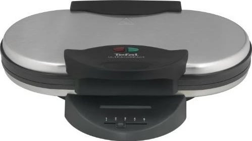 Pajisje për waffle Tefal WM310D, 5 waffle, Zemër, 20 cm, 1000 W, Ngjyrë e zezë, Inox