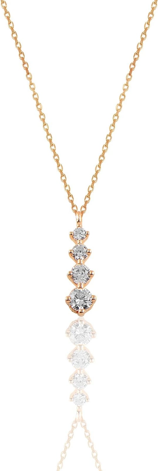 Qafore argjendi, ngjyrë rozë ari, Jumeon, 10631ROS