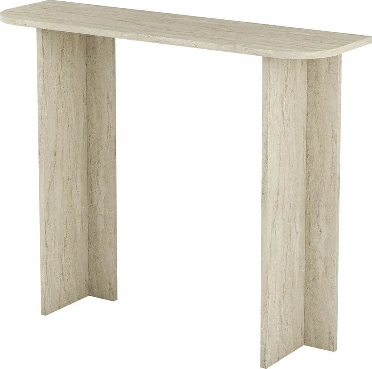 Tavolinë grimi, ngjyrë travertin, Skye Decor, Modena