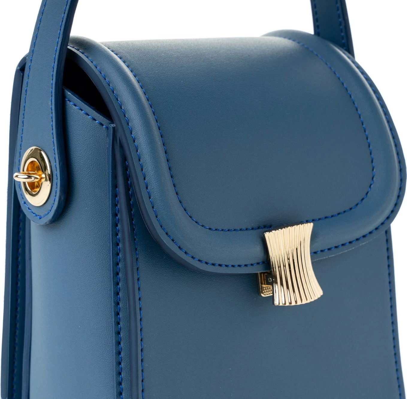 Çantë crossbody, ngjyrë indigo blue, Vince Camuto, Lagoon