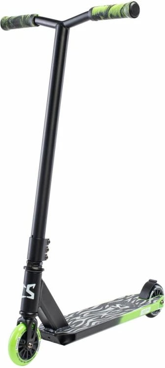 Trotinet freestyle Coolslide, për meshkuj dhe femra, i zi dhe i gjelbër