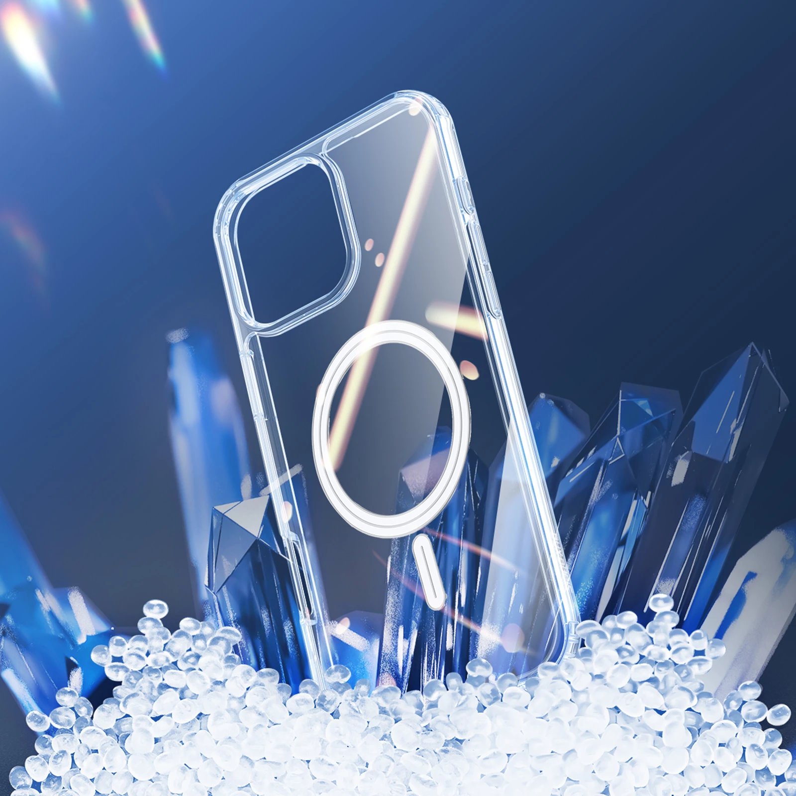 Mbështjellës Dux Ducis Clin Mag për iPhone 16 Pro, MagSafe, transparent