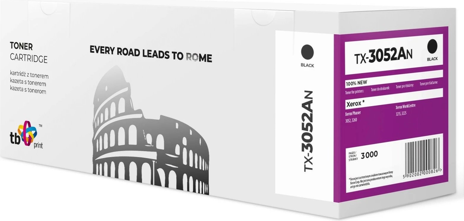 Toner TB Print TX-3052AN për Xerox 3052/3260, i zi, 3000 faqe