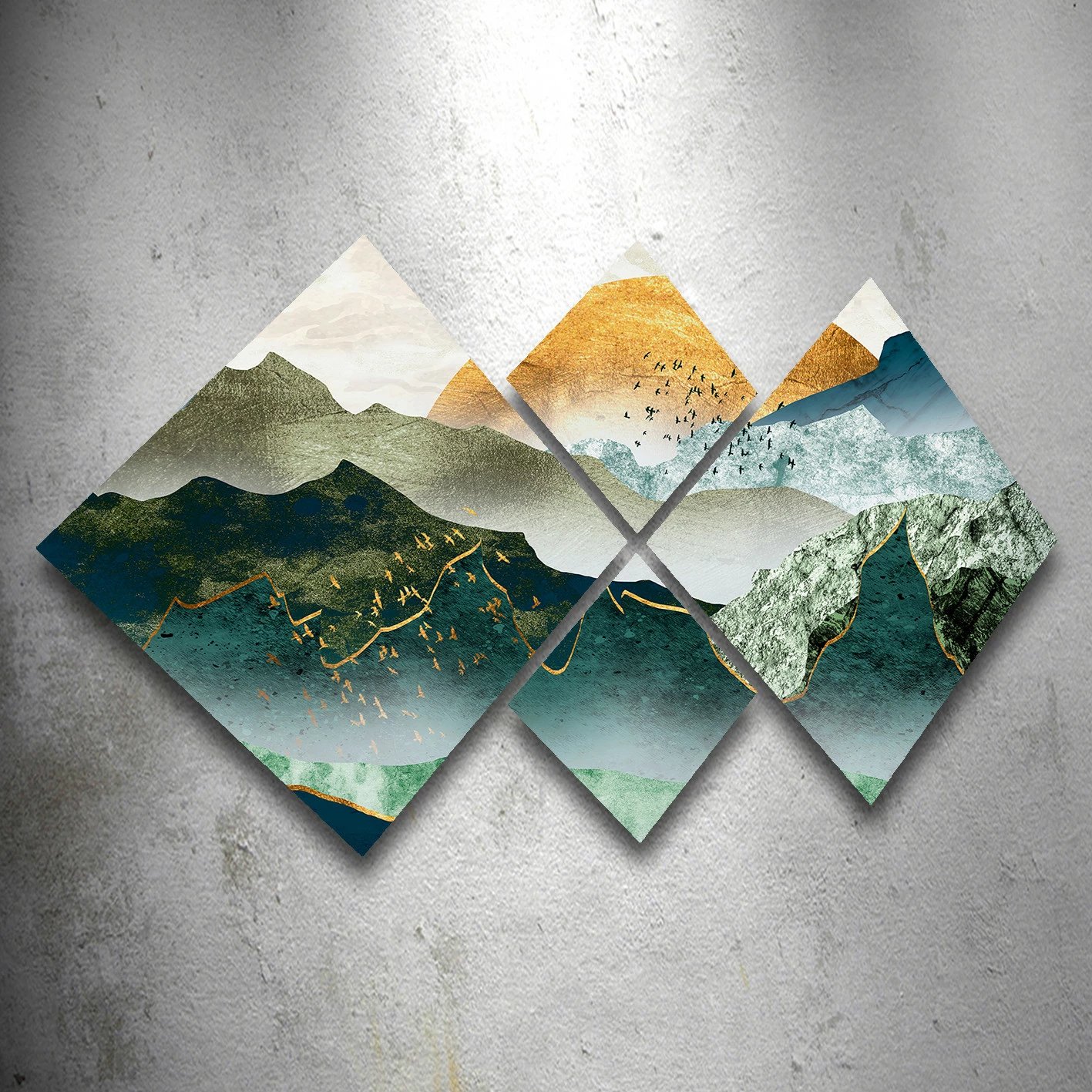 Pikturë dekorative MDF (4 pjesë), Wallity, 4MDF1704053230