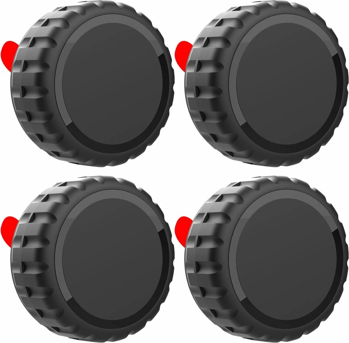 Mbështjellës Hurtel për Apple AirTag, WAT-48-0Y2S, 4 copë, i zi