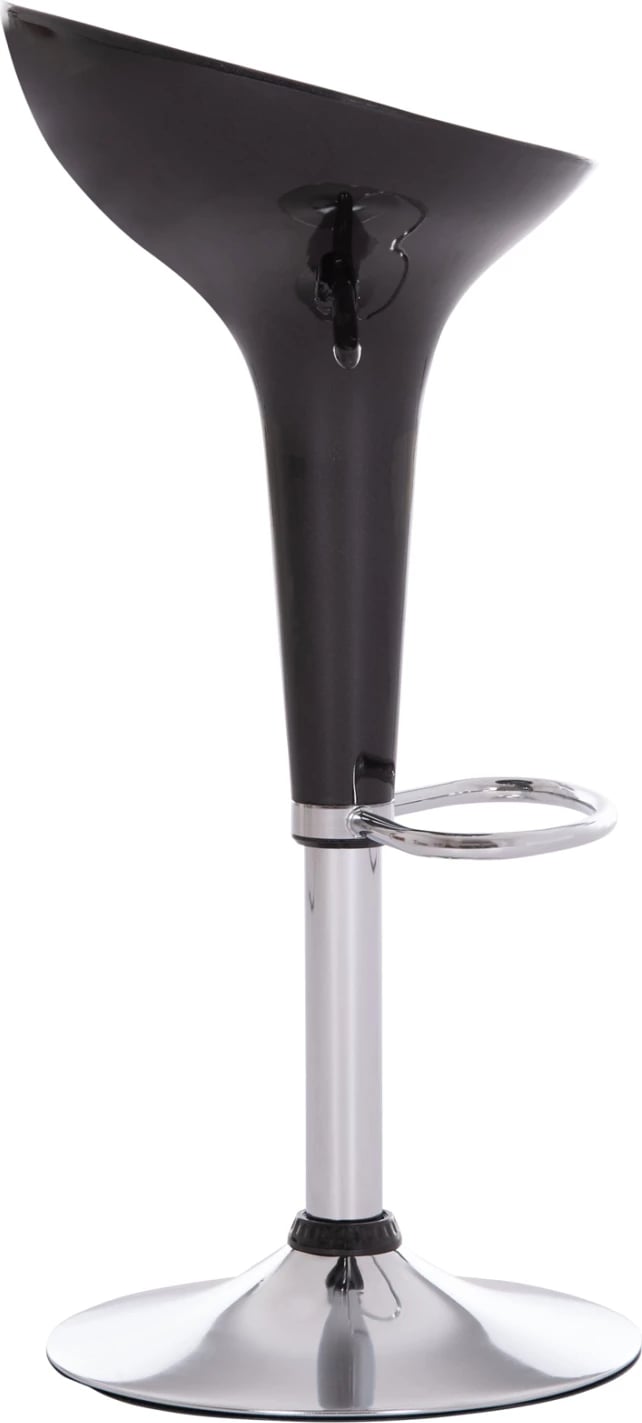 Karrige për bar rrotulluese DAISY, ABS e zezë, 44x38x85cm, set prej 2 copash