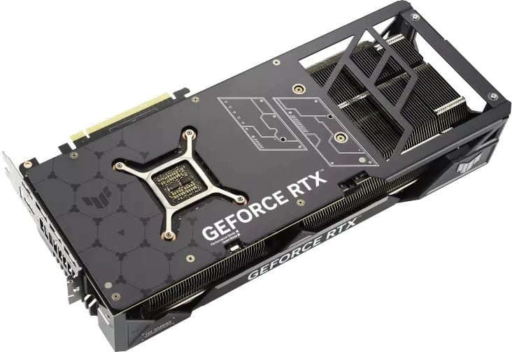 Kartë Grafike ASUS TUF Gaming TUF-RTX4080S-O16G-GAMING, NVIDIA GeForce RTX 4080 SUPER, 16 GB GDDR6X, e zezë