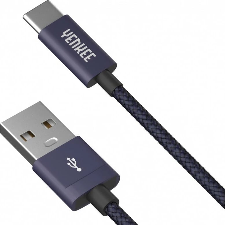 Kabllo USB Type-A në USB Type-C YENKEE YCU 302BE, 1m, Blu e errët Kabllo USB Type-A në USB Type-C YENKEE YCU 302BE, 1m, Blu e errët