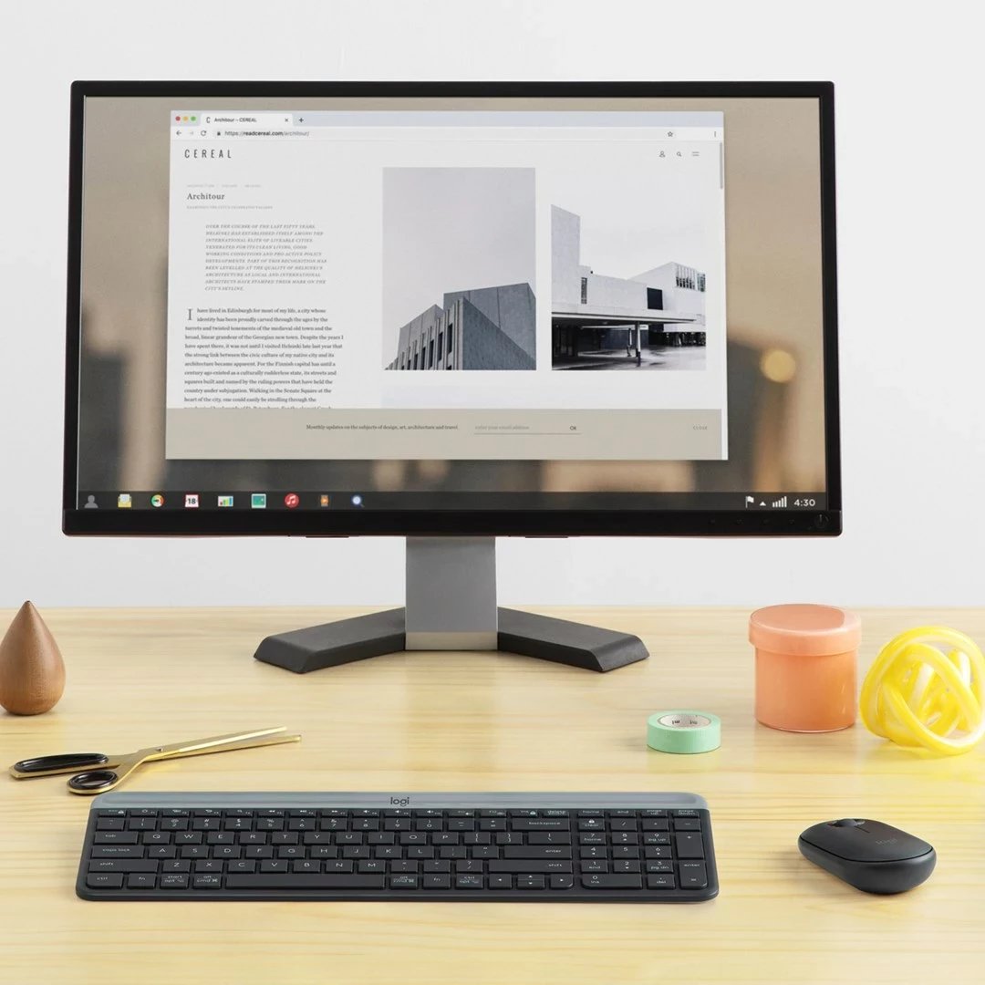 Set tastierë & maus Logitech MK470, i zi