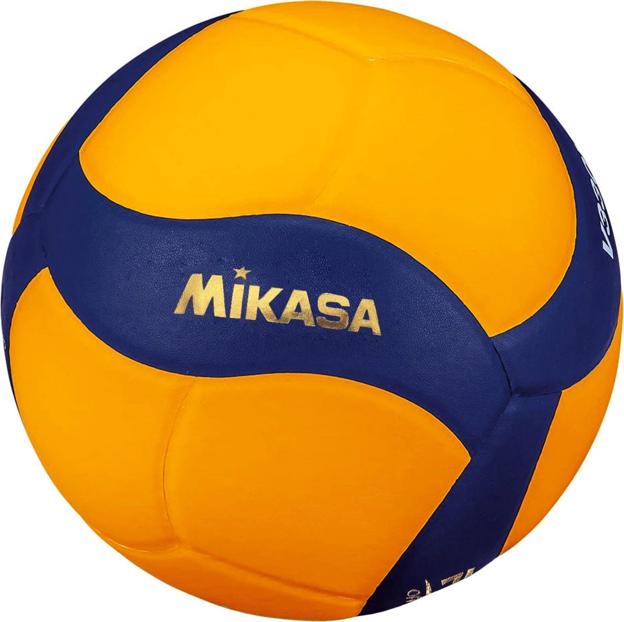 Top volejbolli Mikasa, verdhë-blu