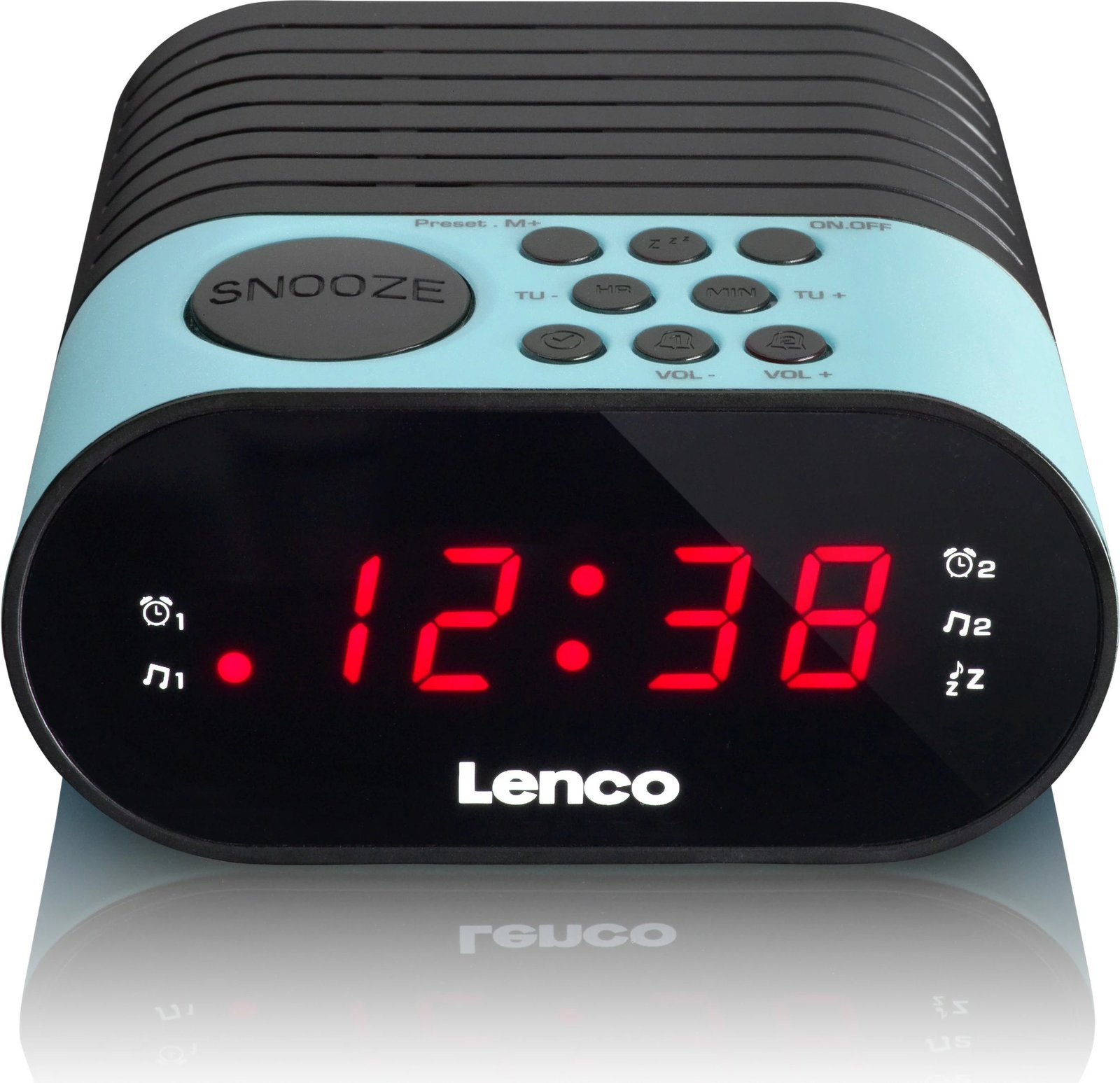 Orë alarmi Lenco CR-07, LED, zi/kaltër