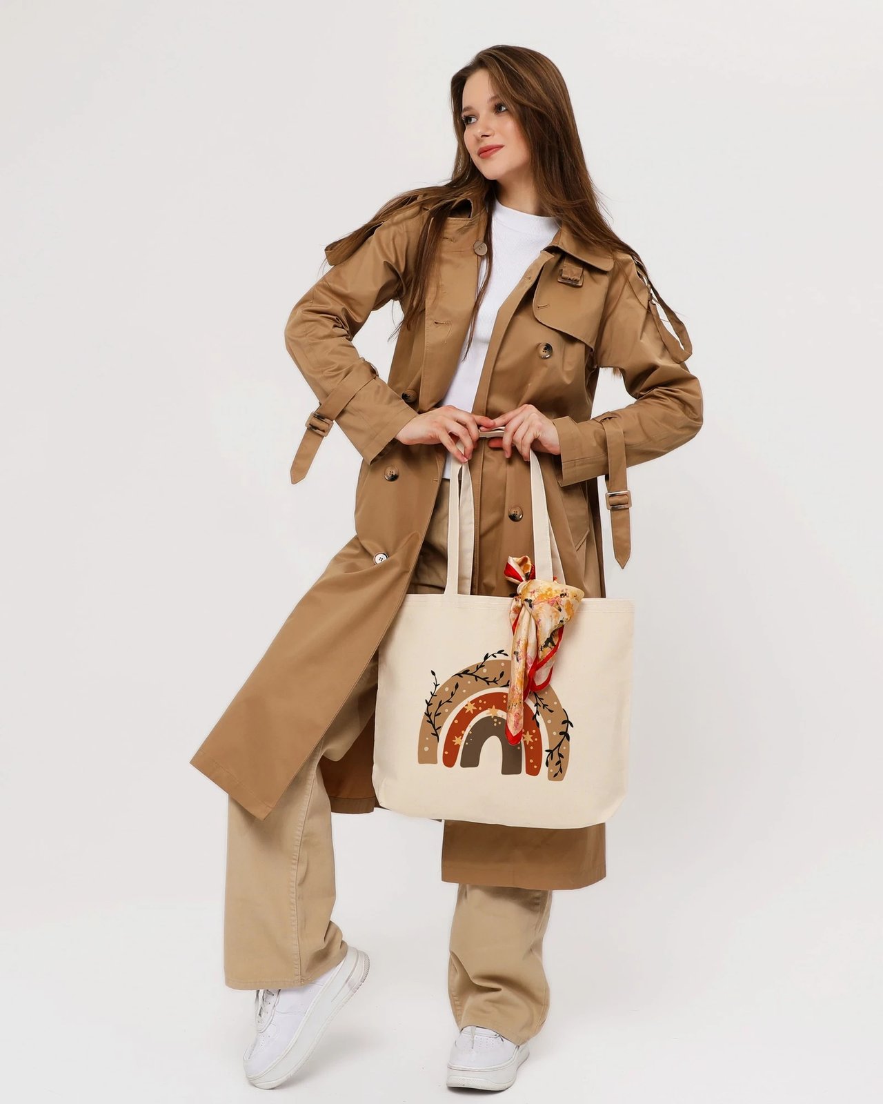 Qese tote Zoozie Bags, 1688, krem