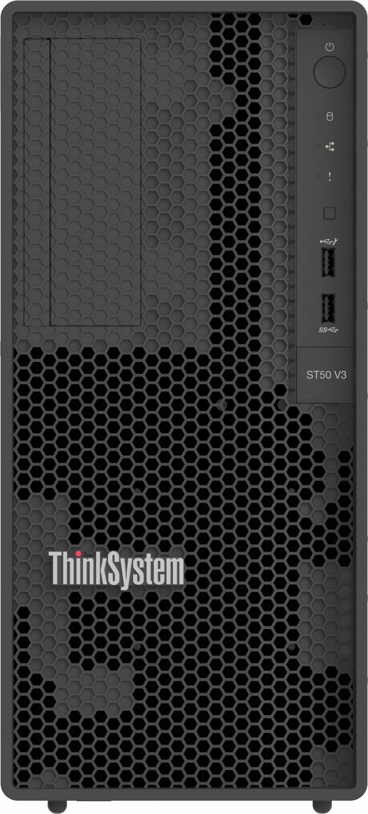 Server Lenovo ThinkSystem ST50 V3, Xeon E-2434, 4 bërthama, 3.4GHz, 8MB Cache, i zi
