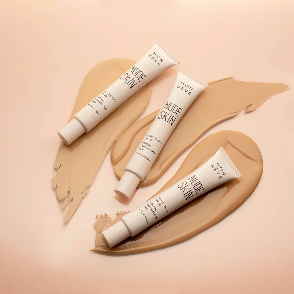 NUDE SKIN NORMAL TO COMBINATION SKIN Tinted Cream with SPF 20
