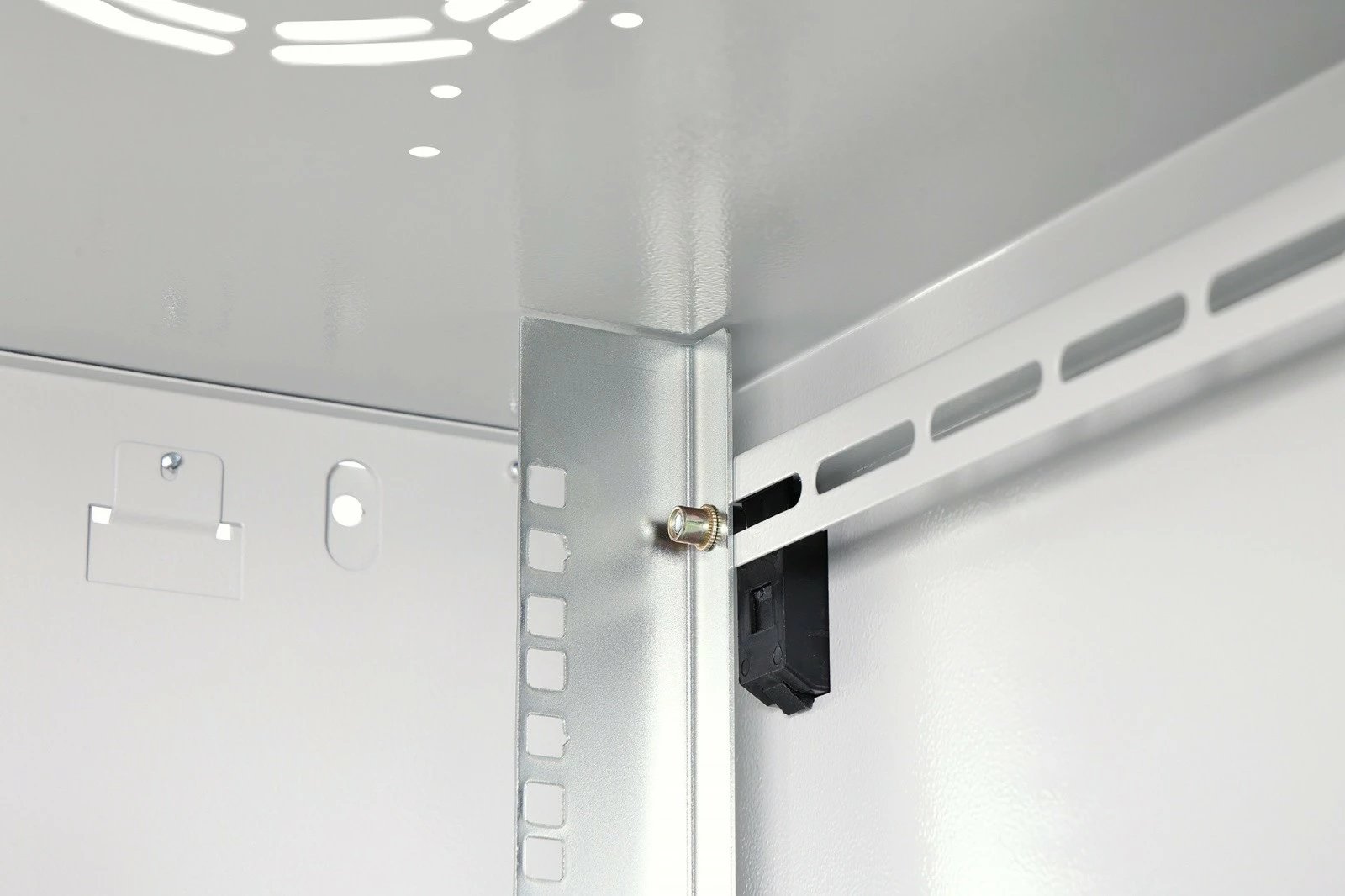 Kabinet rrjeti muror Digitus DN-37106 19" 9U 474x600x600 mm derë xhami IP20 ngarkesë 60 kg i pa-montuar gri