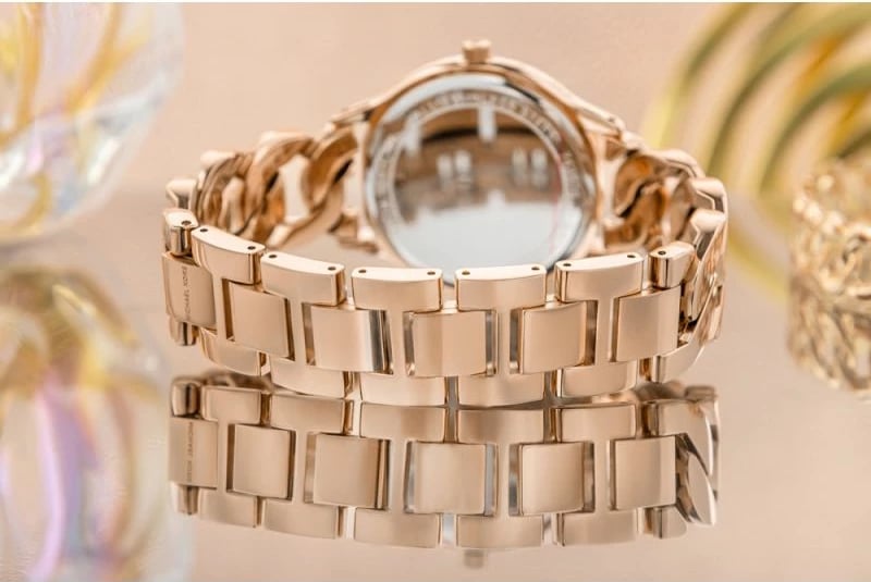 Orë dore për femra Michael Kors, rozë gold