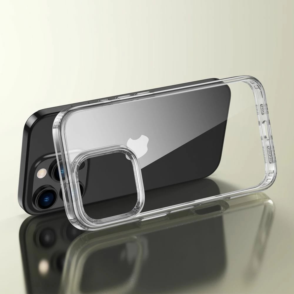 Mbështjellës Tech-Protect FlexAir Hybrid për iPhone 16 Pro, Transparent
