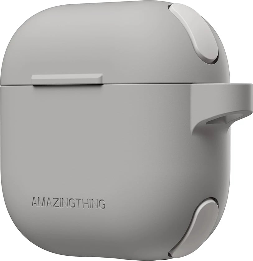 Mbështjellës AmazingThing Omni Case për AirPods 4, Gri
