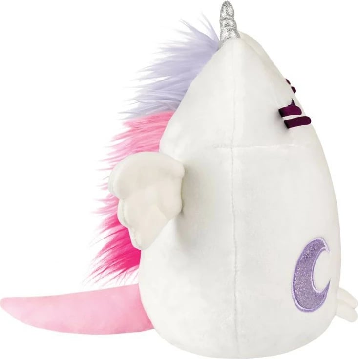 Lodër pelushi Pusheen Super Pusheenicorn Daffi, 24 cm, bardhë/rozë/vjollcë