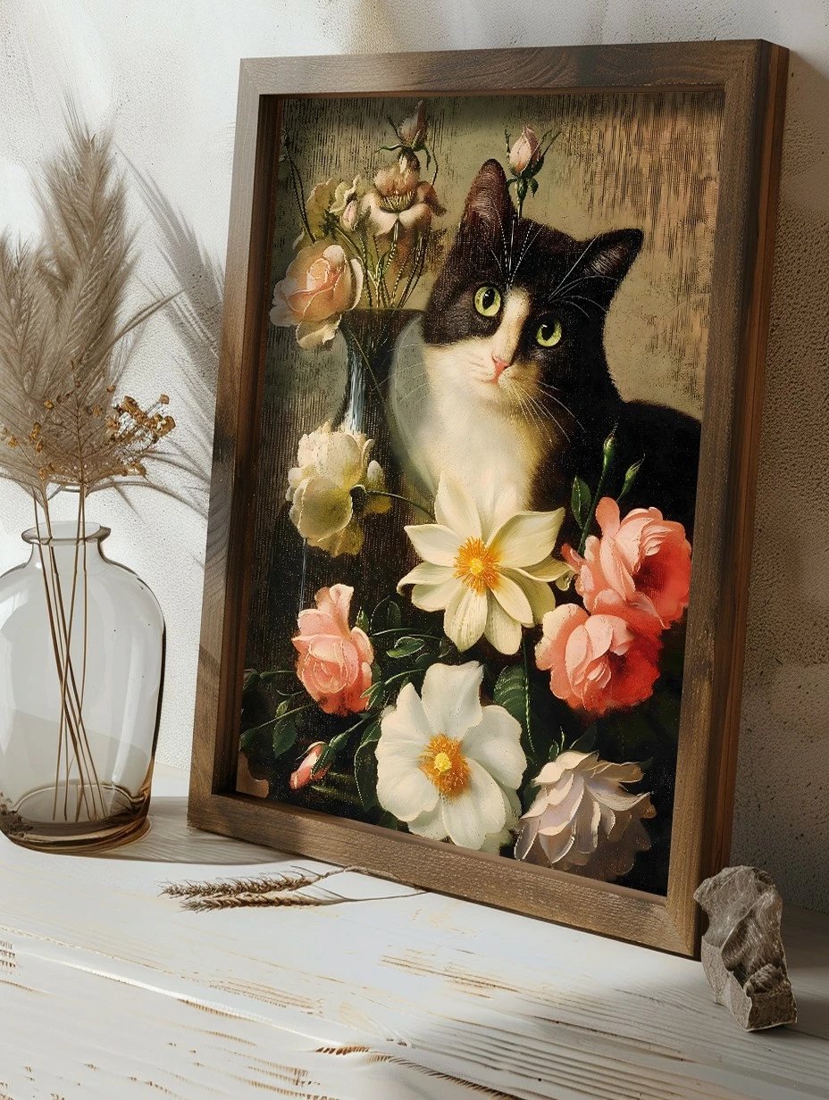 Pikturë dekorative me kornizë MDF, Wallity, GE064-L