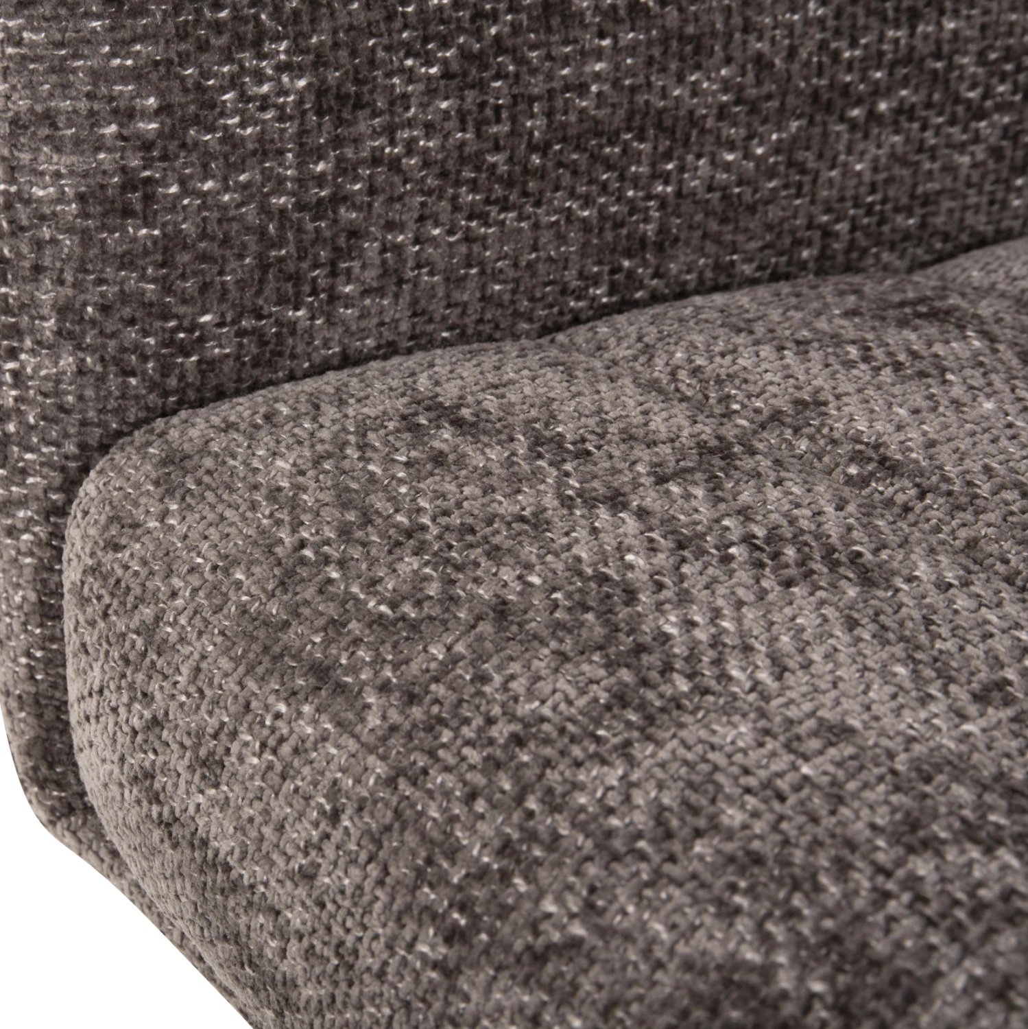 Karrige ngrënieje GAZER FH9845.03, pëlhurë gri, këmbë druri gome, 66x63x91H cm