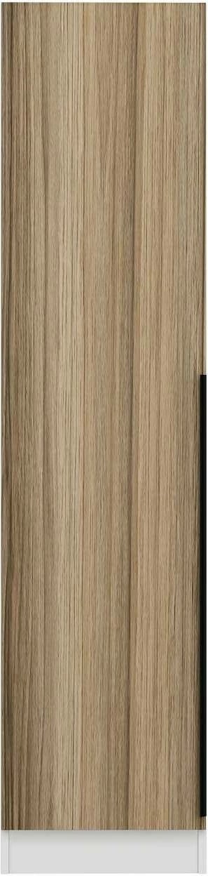 Dollap Skye Decor, Minar Kale - 8752, ngjyrë arre dhe e bardhë