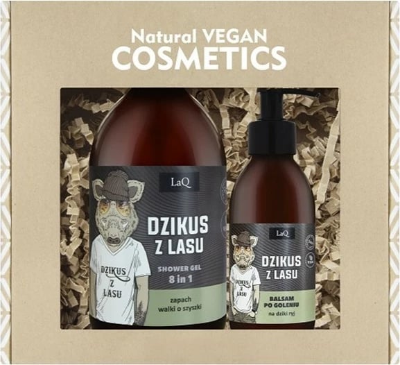 Set për meshkuj LaQ Wild from the Forest xhel dushi 500ml + balsam pas rrojes 150ml
