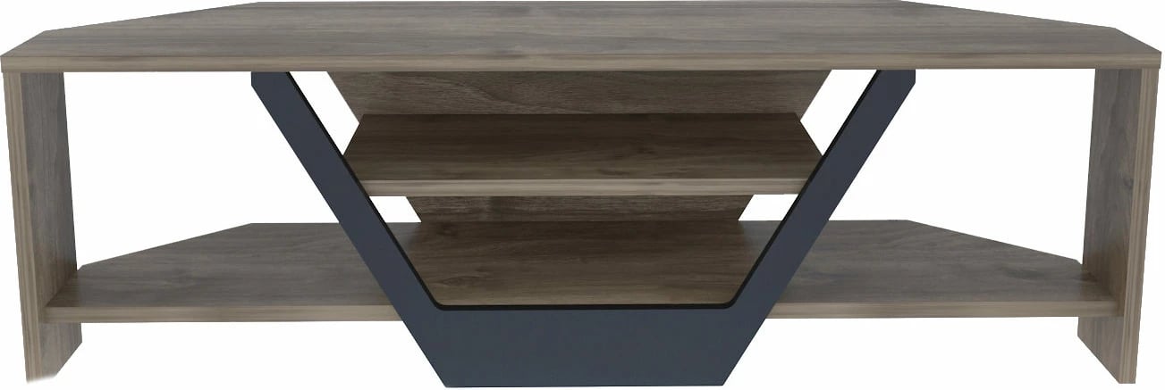 Komodë TV Hanah Home, Sares, ngjyrë arre, e zezë